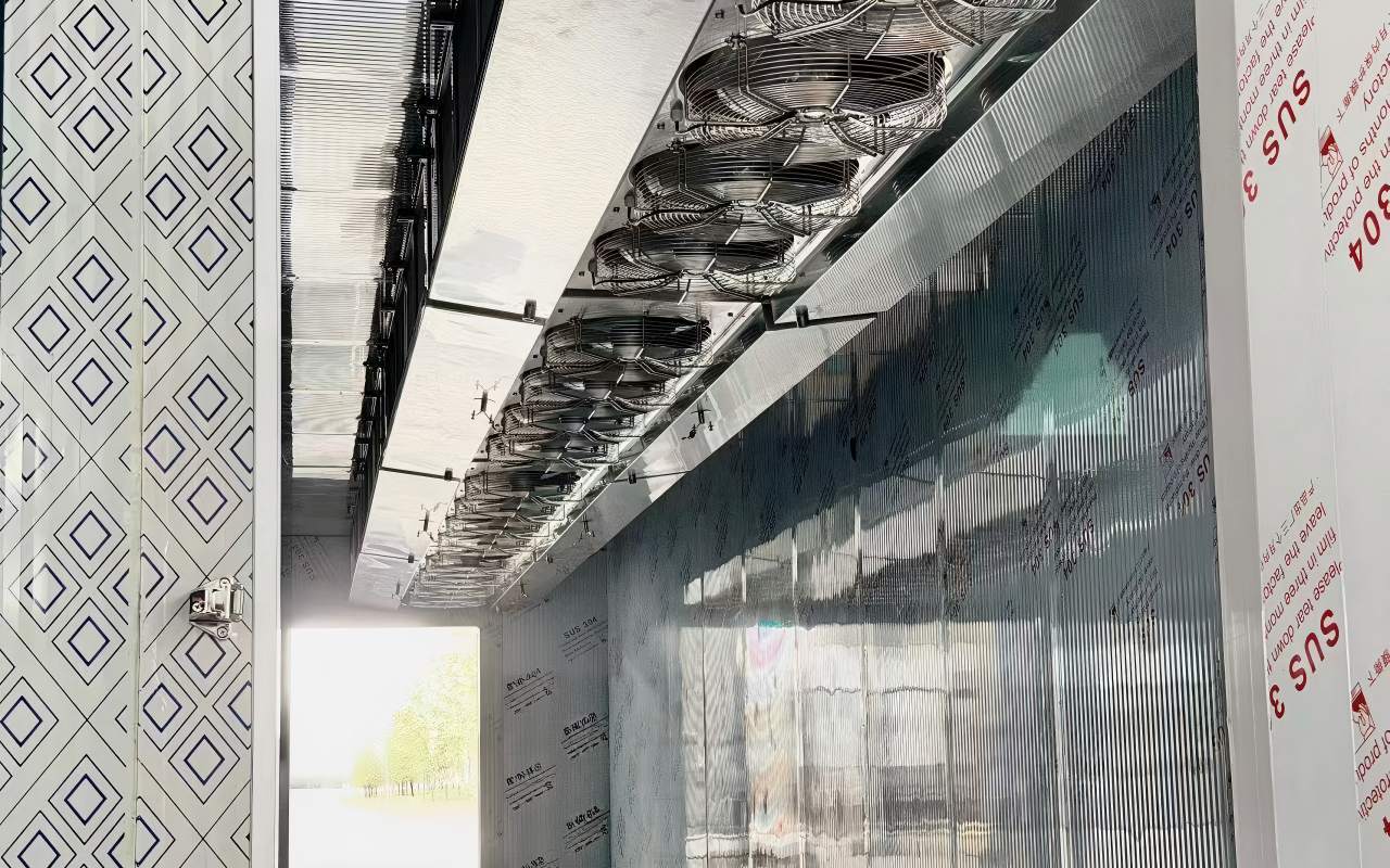 Blast freezer evaporator 