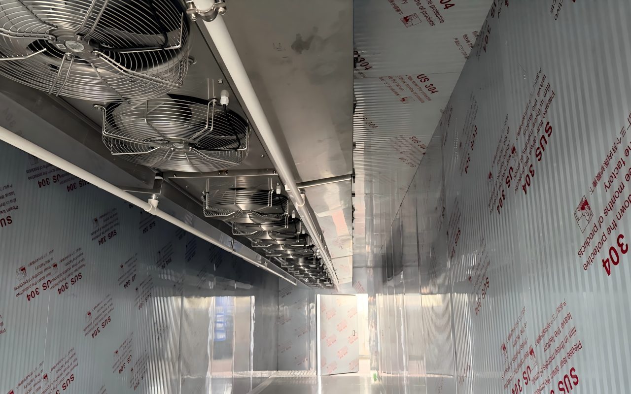 Blast freezer inside 