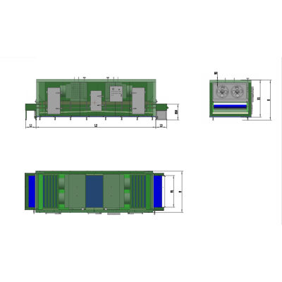 China Cost Effective FSW300 Tunnel freezer for Frozen fish