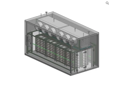 High effective Blast freezer 200kg/h install convenient