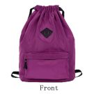 2016 Nylon Mesh Drawstring Sports Backpack for Yoga Ladies