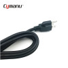 15A 250V UL certificate 3 cores 3 pin American fused plug AC power cord