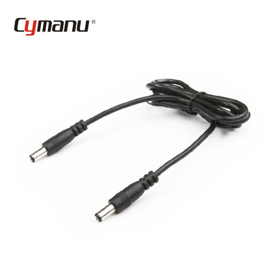 Male to Male 2.1mm x 5.5mm Plug DC Power Adapter Cable 20GA