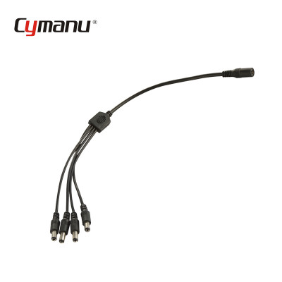 1 female to 4 male DC Splitter Cable 2.1 x 5.5mm