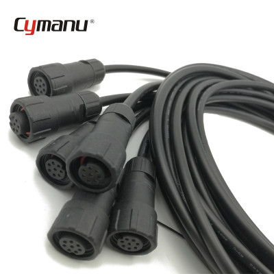 M12 PIN8 Connector Cable Waterproof Cable Assembly