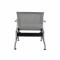 1-Seat Silver Bench Barber Salon Airport Reception Chair Waiting Room BenchFor airport,Hospital,Barber shop School,Market