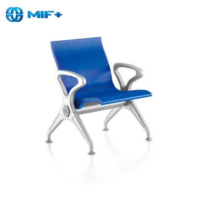 contemporary cheap blue steel chair for public area