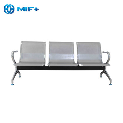 High Quality No Leather Cushion On Seat & Back Airport Waiting Chair