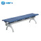 Blue 4 seaters pu seat waiting steel chair