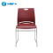 OEM low price high quality red plastic leisure chair