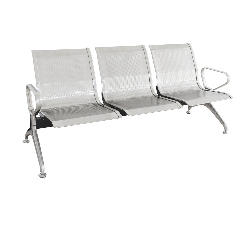  stainless steel airport chairs