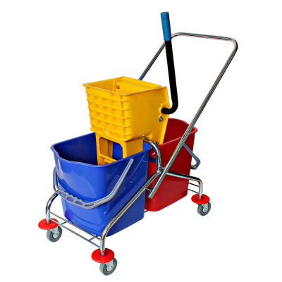 Commercial Mop Bucket With Side Press Wringer