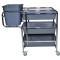Hotel & restaurant detachable dish collect cleaning trolley cart