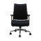 Black modern executive comfortable desk leather chair