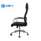 Flash Orange Swivel Adjustable Office Chair with Fixed Arm