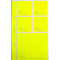 color fluorescent paper white glassine liner