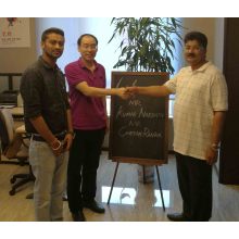 Indian customers visit our company