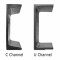 Factory direct supply metal u channel sizes sheet metal channel c channel iron
