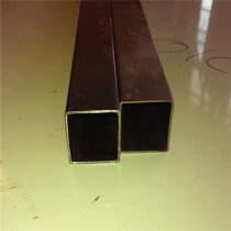black structural square hollow sections