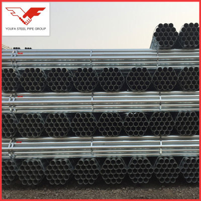 BS1387, EN39, BS1139, EN10219, ASTM A53 Hot dip galvanized steel pipes