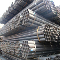 China Professional welded steel pipe , Round erw pipe, erw steel pipe