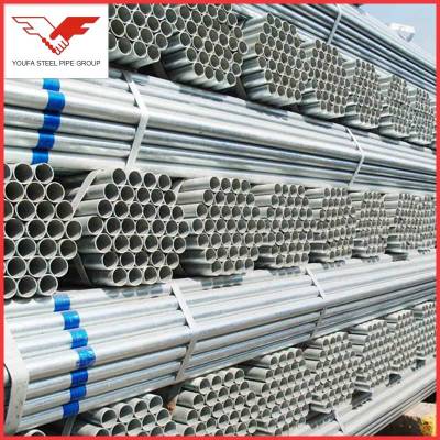 zinc coating hot dip galvanized steel pipe with blue stip