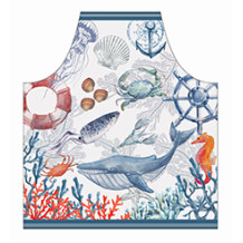 Submarine style apron & customized printed apron