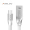 11.11 Global Shopping Festival ARUN 100cm  white color Short Micro USB Cable High Speed Charger Mobile Phone Cables for Samsung HTC Xiaomi
