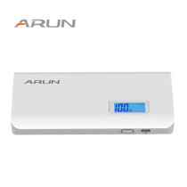11.11 Global Shopping Festival ARUN 10000mah Dual USB with LCD display High-speed Charging Technology Power Bank For Samsung Galaxy S6 / S6 Plus / Note 5