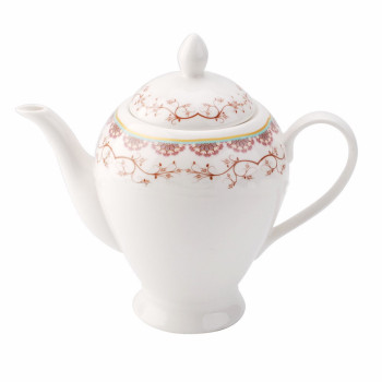 Porcelain, tea pot,pink flower tea pot