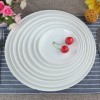 Pure white porcelain dinner plate,dishes