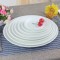 Pure white porcelain dinner plate,dishes