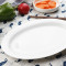 Tangshan grade pure white dinner plate