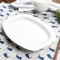 Tangshan grade pure white dinner plate