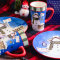Christmas hand-painted plates