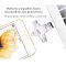 USB Card Reader, 4 in 1 Memory Card Reader USB 2.0 Multi Function USB Connector Support TF Cards for iPhone, iPad,Mac, PC,Android(White)
