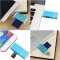 USB SDHC SDXC Micro SD Card Reader with Micro-USB OTG Support Photo Scrolling Through and Thumbnail Pictures For IOS iPhone iPad & MAC PC Max Support 128GB Micro SD Card (Blue)