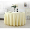 wholesale high quality smooth fabric polyester hotel wedding tablecloth