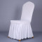 Pleatedskirt spandex hotel chair cover thicken wedding chair covers