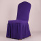 Pleatedskirt spandex hotel chair cover thicken wedding chair covers