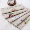 Cotton and linen Japanese cloth art simple placemat table mat cheap napkin