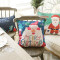 Santa Claus cartoon pillow gift for Christmas soft and comfortable many colors