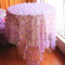 Petal cloth with champagne tower candlestick teblecloth and lace petal cloth stage cloth