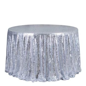 Encrypting glitter sequins wedding banquet champagne table decoretive round tablecloth