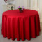 Thicken plain dyed wedding banquet round wholesales tablecloth