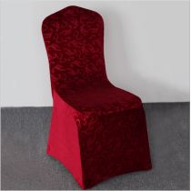 Wedding upmarket embossing flannelette chair cover