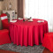 European style product hotel round table hot sale high quality pure color wedding tablecloth