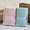 pure color Egypt full cotton washcloth colorful gift box water absorption hotel present towel