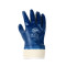Fully Nitrile Coated Jersey Gloves with Safety Cuff  (Navy Blue)