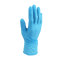 nitrile 4mil light blue gloves